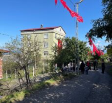 Fırat Kalkanı Harekatı bölgesinde şehit olan askerin cenazesi memleketi Samsun'a uğurlandı