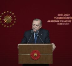 Cumhurbaşkanı Erdoğan 2021-2022 Yükseköğretim Akademik Yıl Açılış Töreni'nde konuştu: (1)