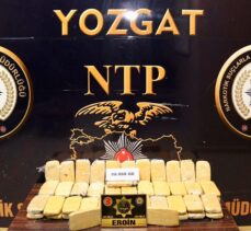 Yozgat'ta 20 kilo 950 gram eroin ele geçirildi