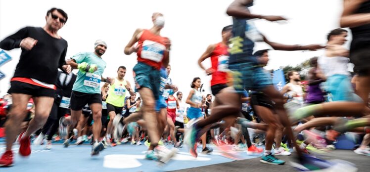 Masailer İstanbul Maratonu'nda Afrika'daki su sorununa dikkati çekti