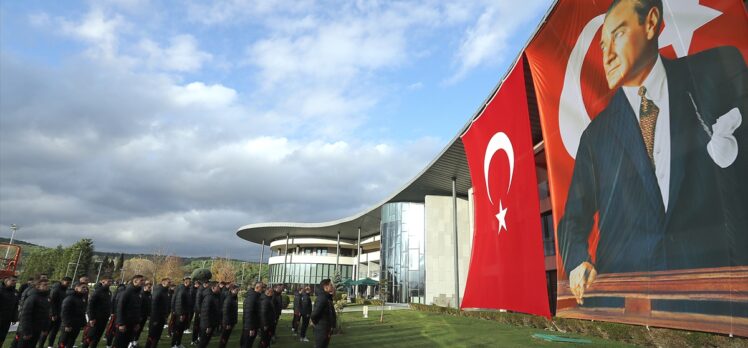 A Milli Futbol Takımı, Büyük Önder Mustafa Kemal Atatürk'ü andı