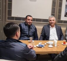 AK Parti'li Sağlar, İYİ Partili Türkkan'ın küfrettiği şehit ağabeyi Tahir Gümren ile buluştu