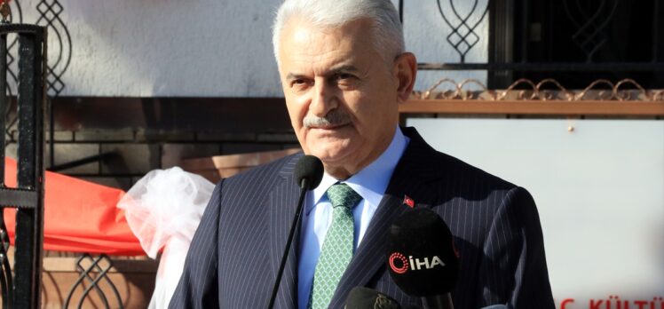 AK Parti Genel Başkanvekili Yıldırım, “bebek ve çocuk kütüphanesi”nin açılışında konuştu: