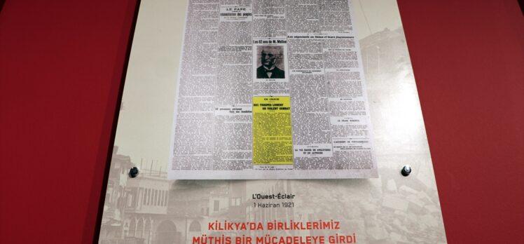 Antep savunmasına ilişkin o dönem yapılan haberlerin belgeleri sergileniyor