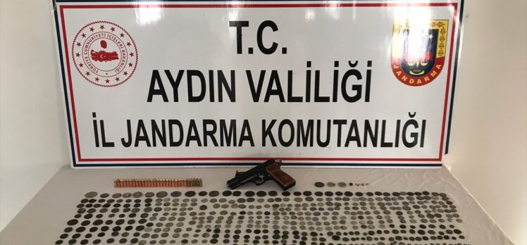 Aydın'da 998 sikkenin ele geçirildiği operasyonda 3 kişi yakalandı