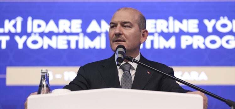 Bakan Soylu, Afet Yönetimi ve Eğitimi Kapanış Programı'nda konuştu: