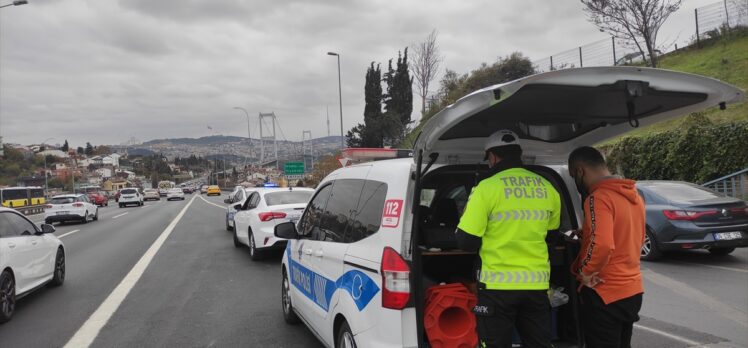 Beşiktaş'ta drone destekli trafik denetimi