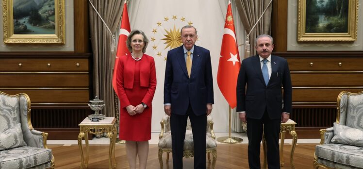 Cumhurbaşkanı Erdoğan AGİTPA Başkanı Cederfeld'i kabul etti