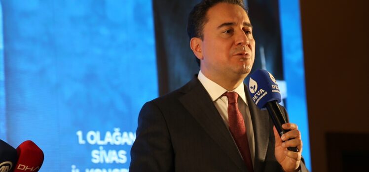 DEVA Partisi Genel Başkanı Ali Babacan Sivas'ta konuştu: