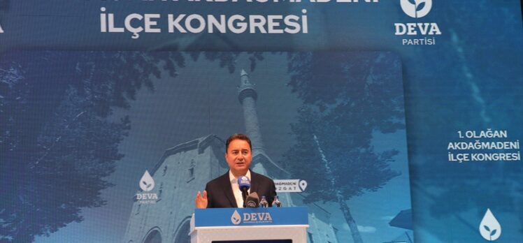 DEVA Partisi Genel Başkanı Ali Babacan Yozgat'ta konuştu: