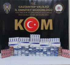 Gaziantep'te gümrük kaçağı 16 bin 850 paket sigara ele geçirildi