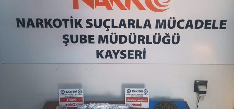 Kayseri'de uyuşturucu operasyonunda 4 kişi yakalandı