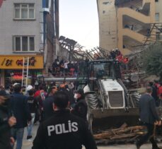 GÜNCELLEME – Malatya'da bir binada göçük meydana geldi