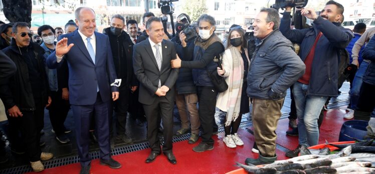 Memleket Partisi Genel Başkanı İnce, Kayseri'de esnafı ziyaret etti