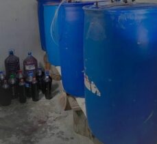 Mersin'de 1075 litre sahte içki ele geçirildi