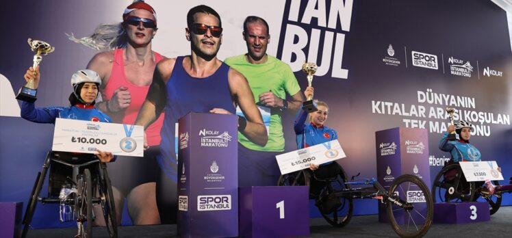 N Kolay 43. İstanbul Maratonu'nun ödül töreni yapıldı