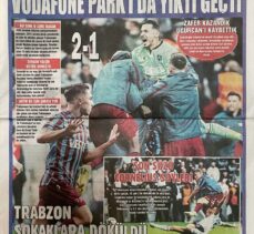 Trabzon yerel basınında Beşiktaş maçının yansımaları