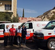 Türk Kızılaydan Filistin'e ambulans bağışı