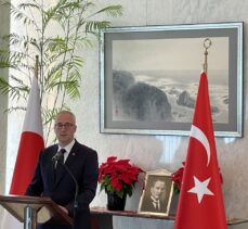 Türkiye'nin Tokyo Büyükelçiliğinde, Büyük Önder Atatürk'ü anma töreni düzenlendi