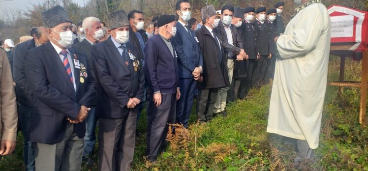 Zonguldak'ta vefat eden Kıbrıs gazisi toprağa verildi