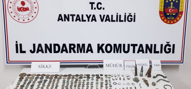 Antalya'da tarihi eser operasyonunda 1 kişi yakalandı