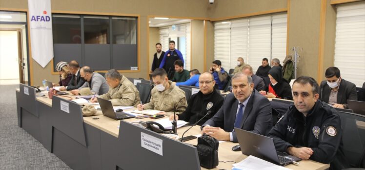 Bingöl'de “Afet Müdahale Planı Masa Başı Tatbikatı” yapıldı