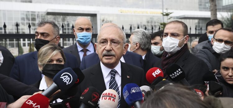 CHP Genel Başkanı Kılıçdaroğlu, TÜİK önünde açıklama yaptı: