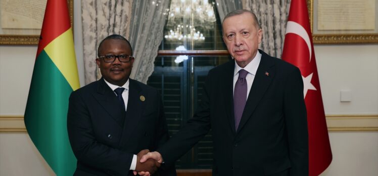 Cumhurbaşkanı Erdoğan, Gine Bissau Cumhurbaşkanı Embalo ile görüştü