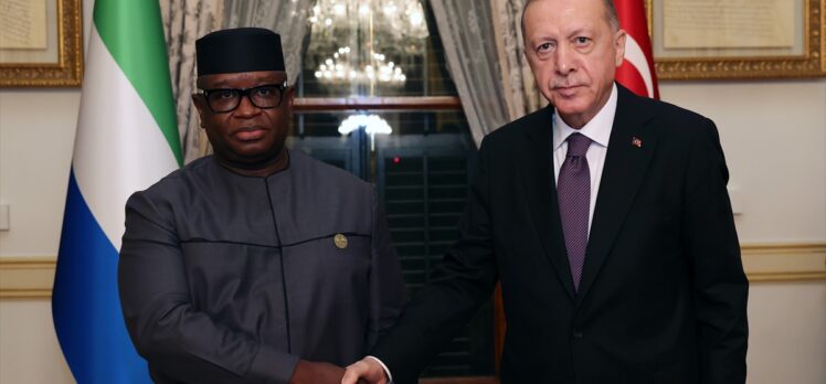 Cumhurbaşkanı Erdoğan, Sierra Leone Cumhurbaşkanı Bio'yla görüştü