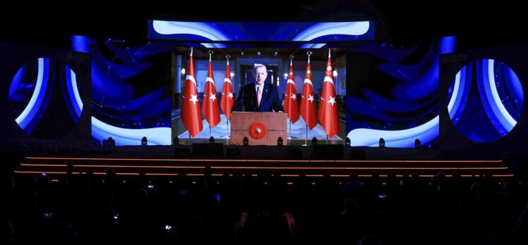 Cumhurbaşkanı Erdoğan, Stratcom Zirvesi'ne video mesaj gönderdi: