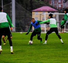 Giresunspor, Altay maçı hazırlıklarını sürdürdü