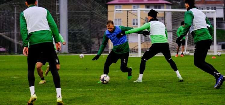 Giresunspor, Altay maçı hazırlıklarını sürdürdü