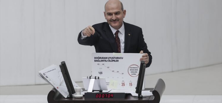 İçişleri Bakanı Soylu, TBMM Genel Kurulunda bakanlığının 2022 yılı bütçesi üzerinde konuştu: