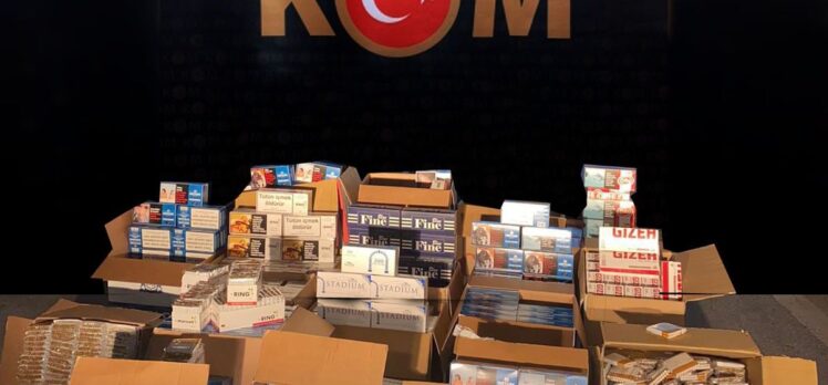 Kocaeli'de 308 bin makaron ve 285 kilogram tütün ele geçirildi