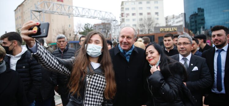 Memleket Partisi Genel Başkanı İnce, Eskişehir'de ziyaretlerde bulundu