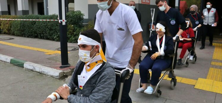 Osmaniye Devlet Hastanesi'nde KBRN ve yangın tatbikatı yapıldı