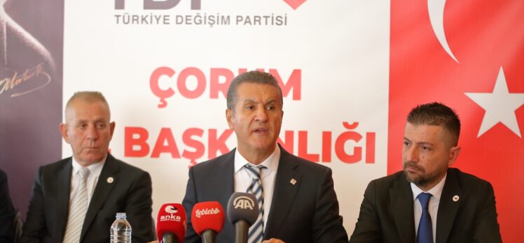 TDP Genel Başkanı Sarıgül, Çorum'da gündemi değerlendirdi: