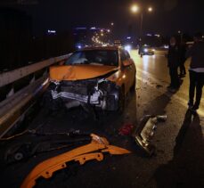 TEM Otoyolundaki trafik kazasında 1’i ağır 2 kişi yaralandı