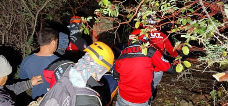 Alanya'da domuzdan kaçarken kayalıklardan yuvarlanan avcı öldü