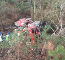 Bursa'da trafik kazasında 3 itfaiye personeli hayatını kaybetti