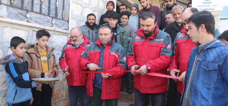 Sadakataşı, İdlib'de cami ve okul açtı