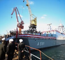 STM Genel Müdürü Güleryüz, TCG Ufuk gemisinin hizmete giriş töreninde konuştu: