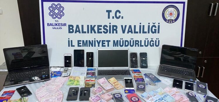 Balıkesir merkezli sahte ilanla dolandırıcılık operasyonunda 31 gözaltı