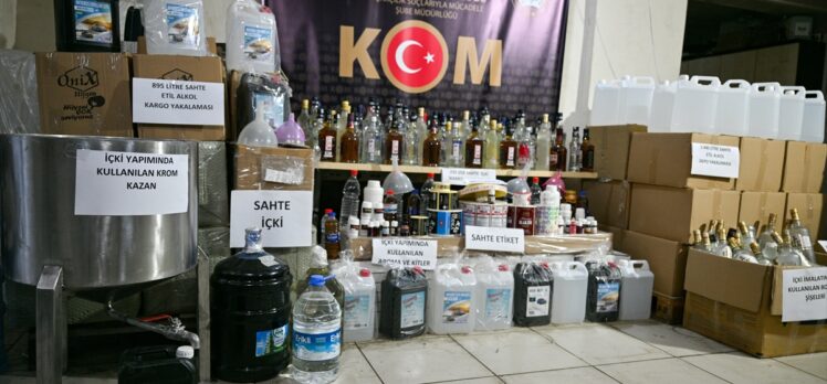 İzmir'de sahte içki operasyonlarında son iki ayda 15 kişi tutuklandı