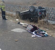 Kırıkkale'de su kanalına devrilen otomobildeki 1 kişi öldü, 3 kişi yaralandı