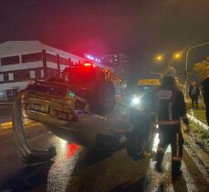 Malatya'da iki otomobilin çarpışması sonucu 3 kişi yaralandı