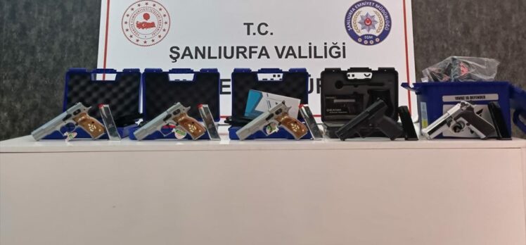 Şanlıurfa'da kaçak silah ticareti yaptıkları iddiasıyla 2 şüpheli yakalandı