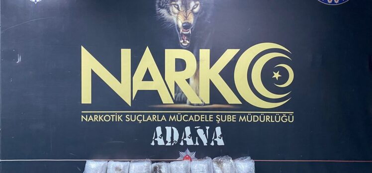 Adana'da cipte 24 kilo 856 gram esrar ele geçirildi