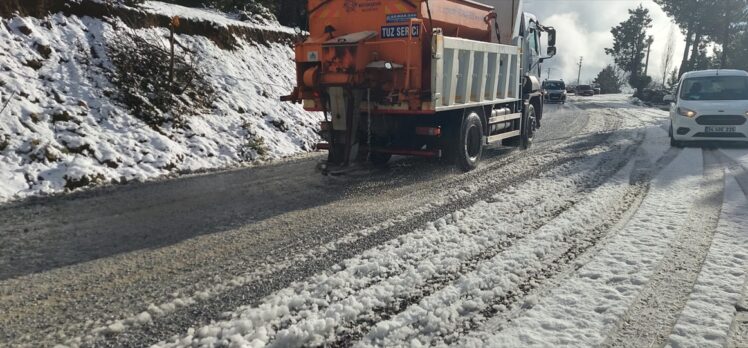 İzmir, Aydın ve Manisa'nın yüksek kesimlerinde kar etkili oldu