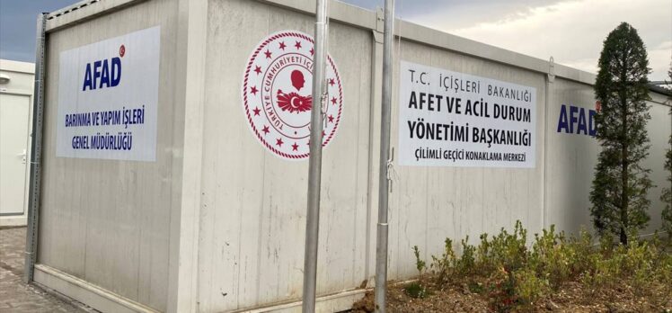 Düzce'de hak sahibi depremzedeler için yapılacak konutlara yönelik çalışmaları sürüyor